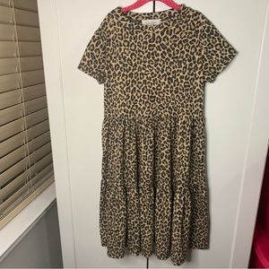NWT Jessica Simpson Girl’s Cheetah Flounce Dress